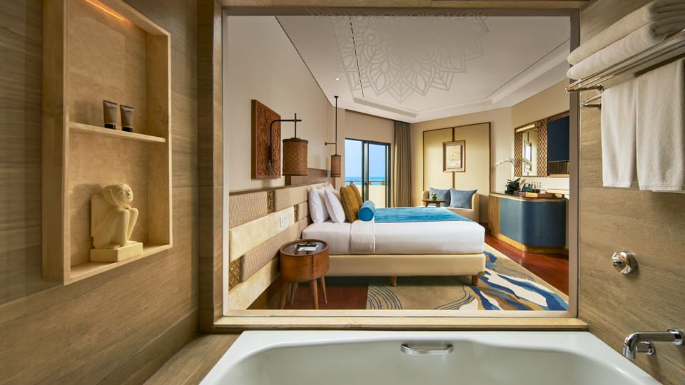 Premium bedding, down comforters, minibar, in-room safe