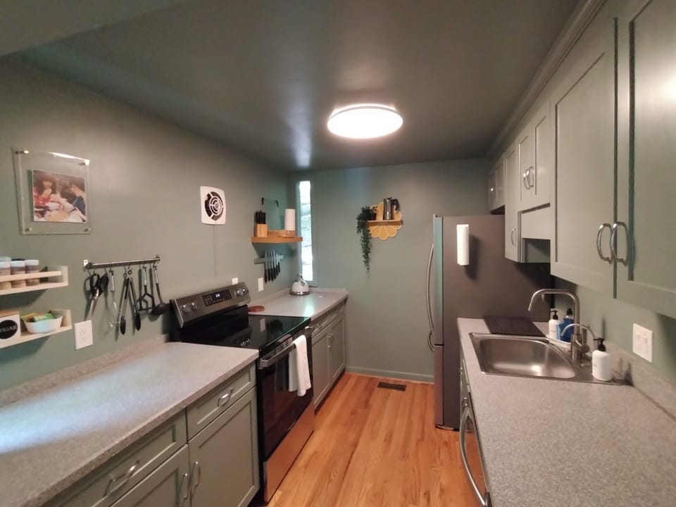 New stainless steel appliances (2025).