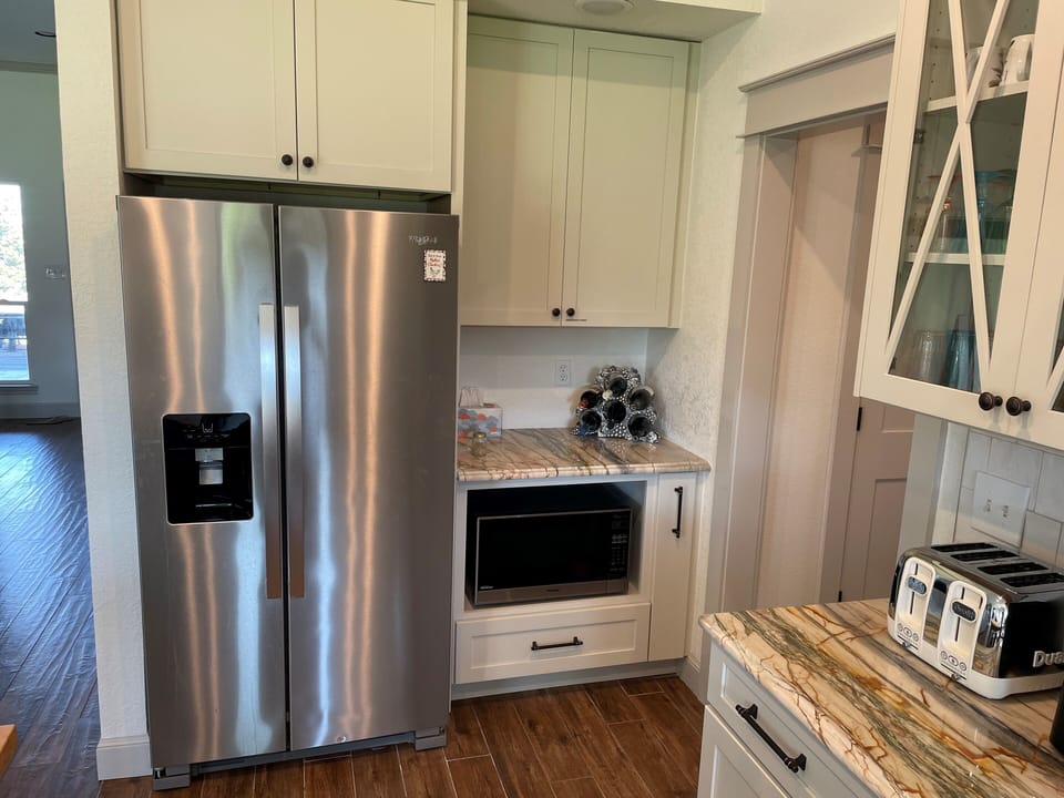Refrigerator and microwave