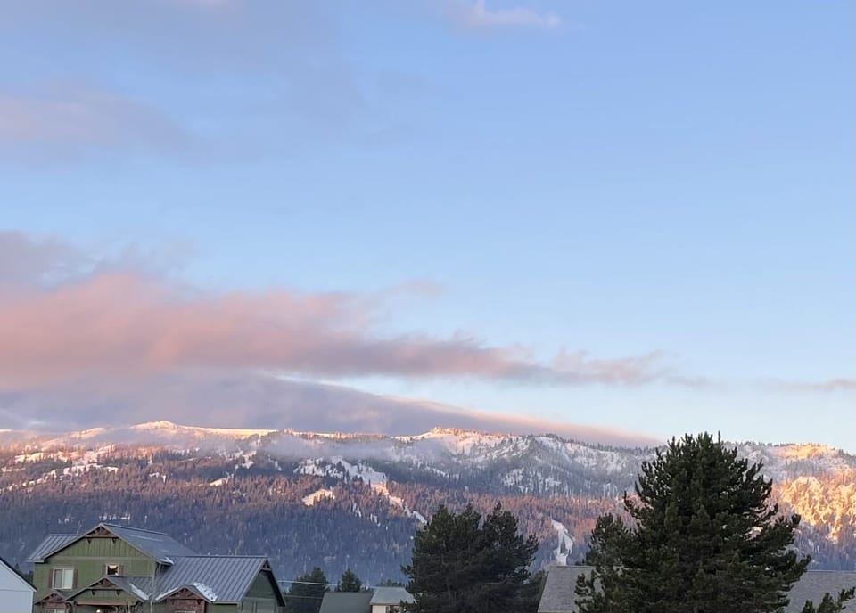 Tamarack Mountain 20 minutes away. From our front deck.