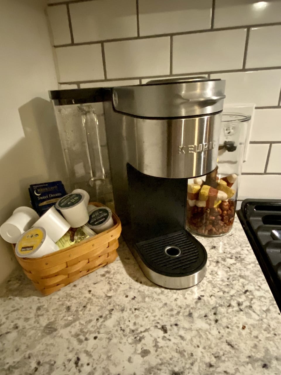 Complimentary coffee and tea