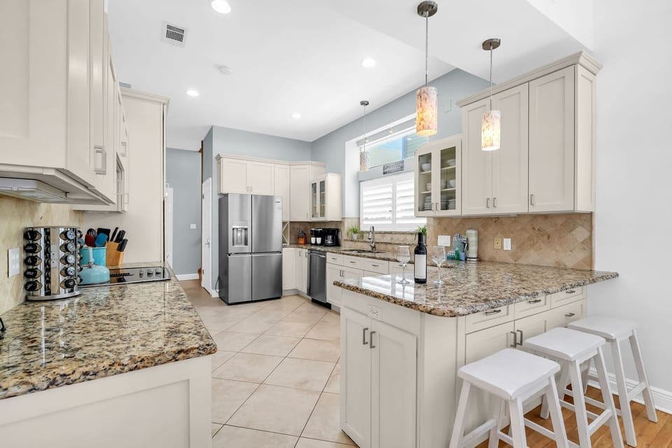 The kitchen leaves no stone unturned for the chef in your group.