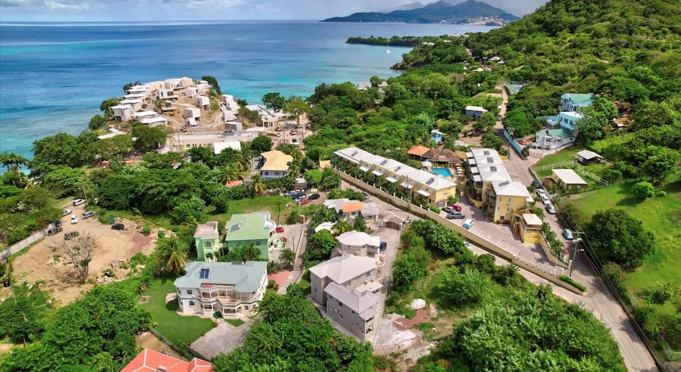 Drone view showing close proximity to beaches