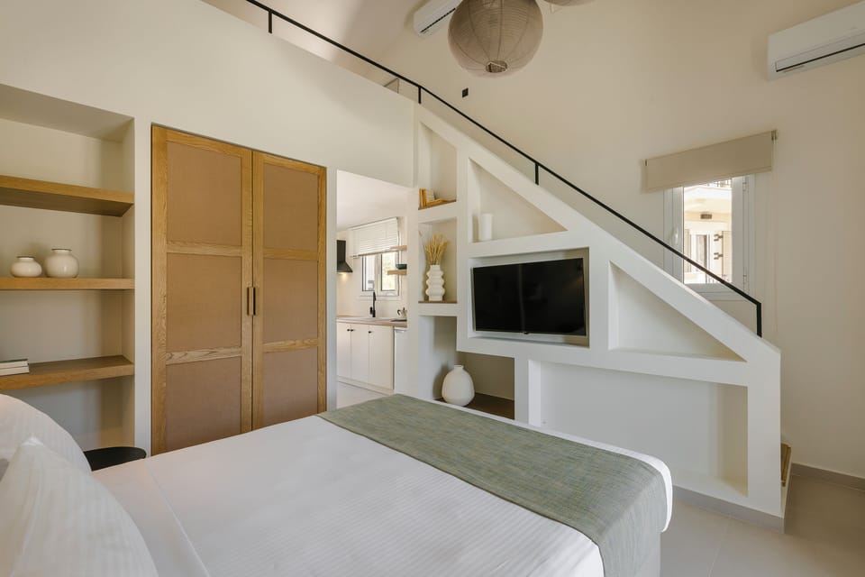 Family Quadruple Room, Multiple Beds, Terrace, Sea View | Pillowtop beds, desk, soundproofing, free WiFi