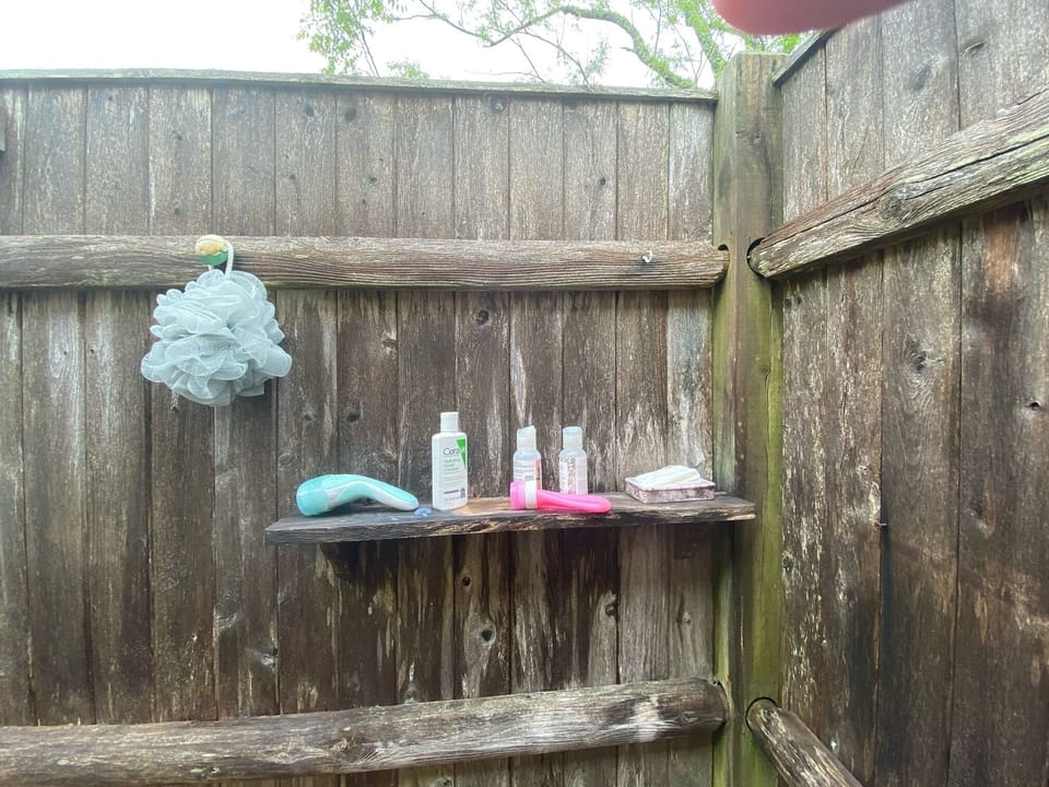 outdoor shower