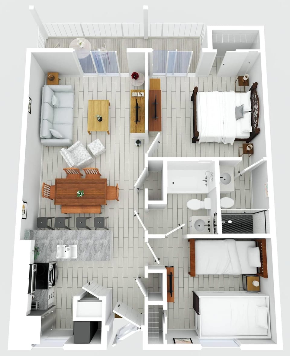 Romar Beach 101 floor plan