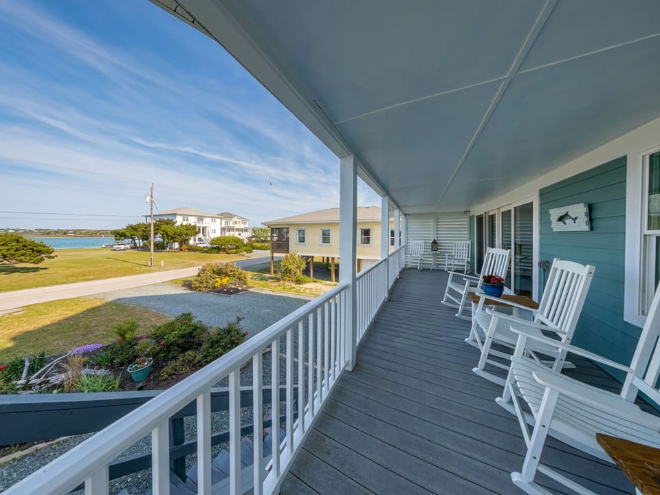 Relax on the Back Deck with Rocking Chairs