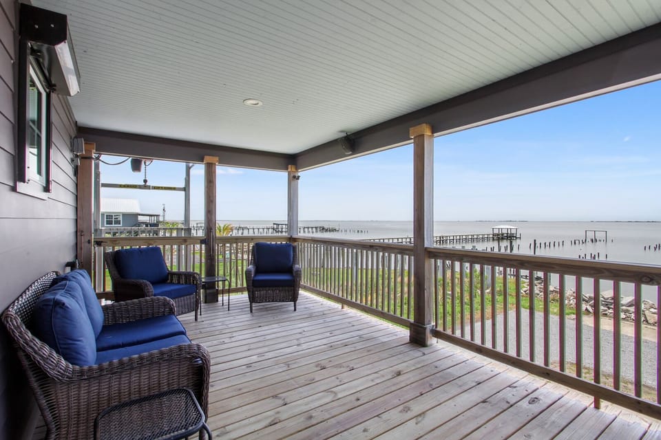 The views of Lake Catherine from our covered porch can't be beat!