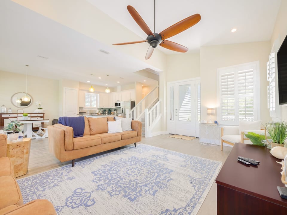 Open concept living area
