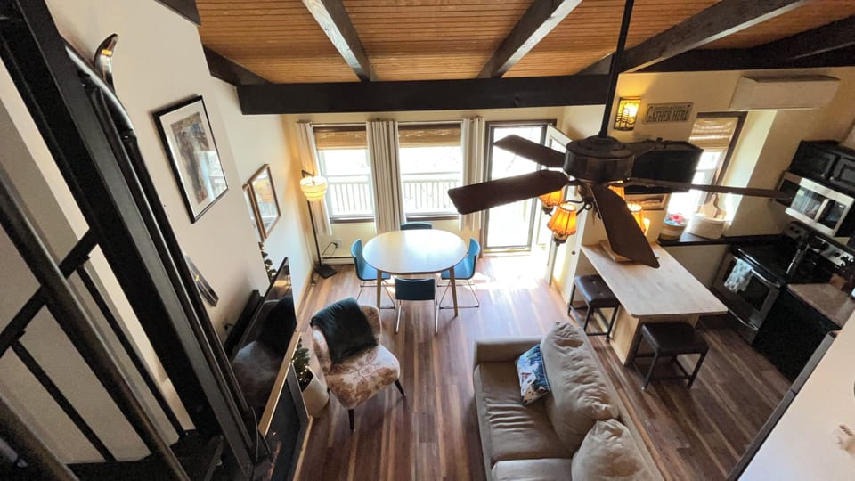Living Dining and Kitchen from Loft