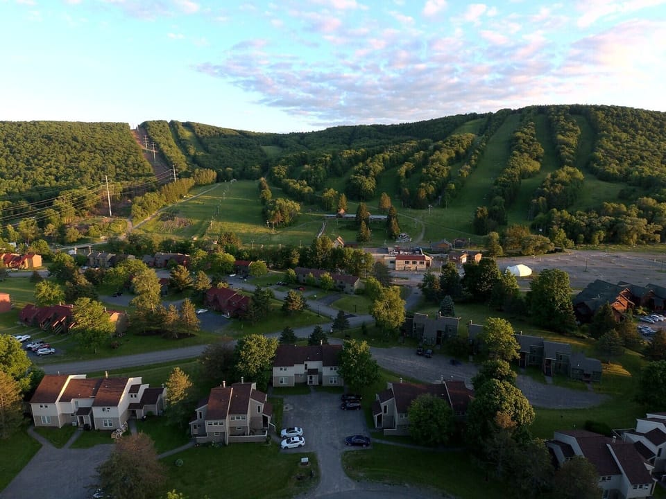 Drone view from north to south
