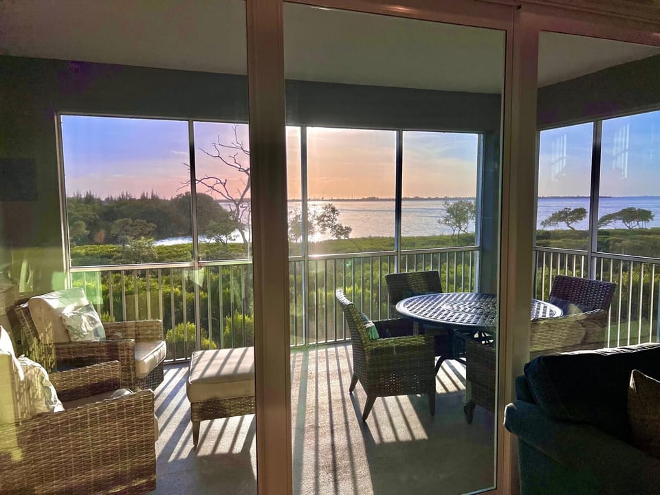 Sunsets on the screened lanai are absolutely incredible.