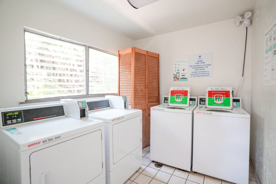Coin Operated Laundry Area