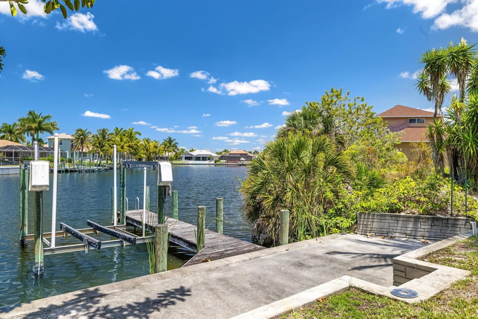 Fish off the private boat dock (boat dock is NOT available for guest use)