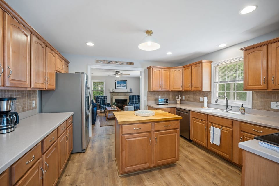 Fully-equipped kitchen.