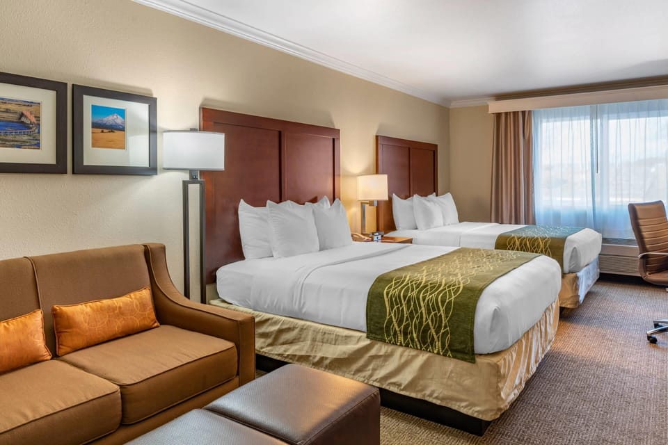 Room, 2 Queen Beds, Non Smoking | Desk, iron/ironing board, free cribs/infant beds, free WiFi