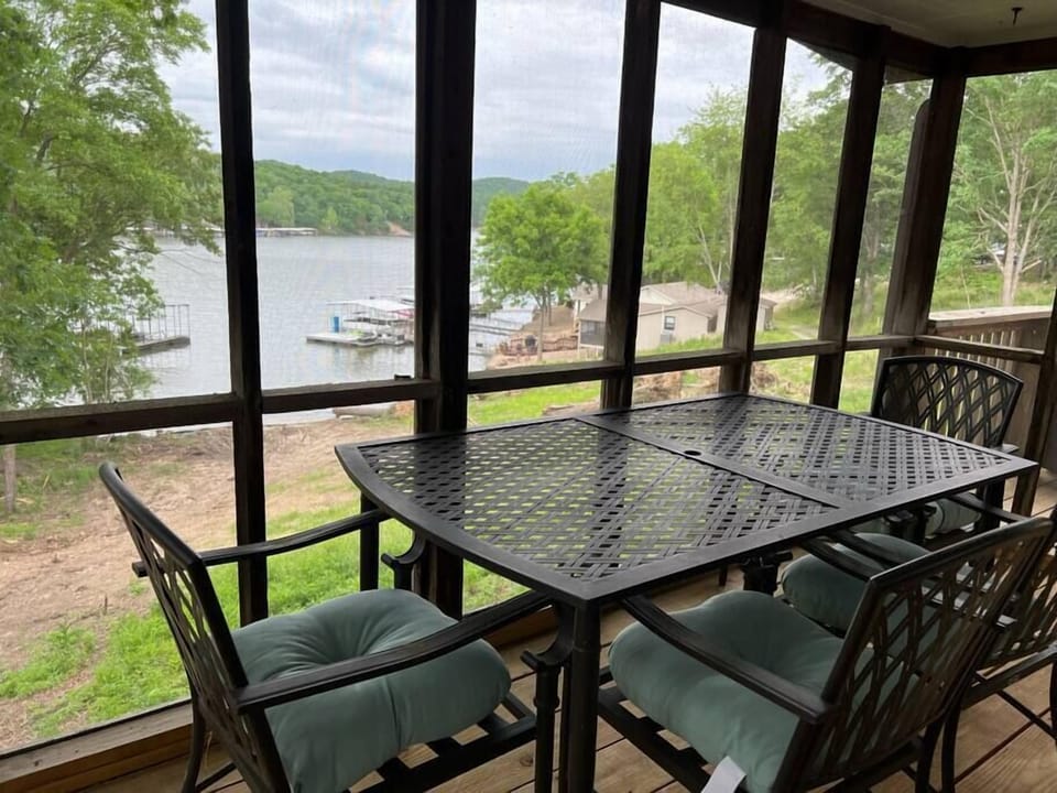 View from screened in porch