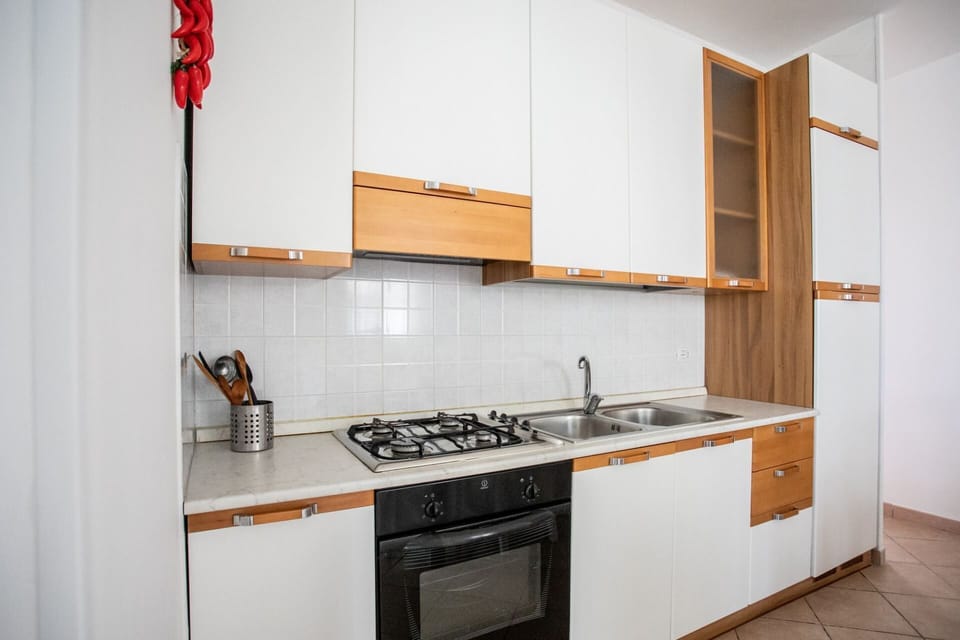 Living room with kitchenette