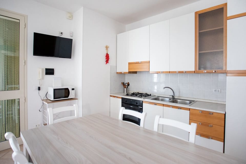 Living room with kitchenette