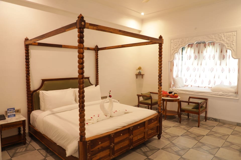 Luxury Double Room, Resort View | Premium bedding, desk, laptop workspace, free WiFi