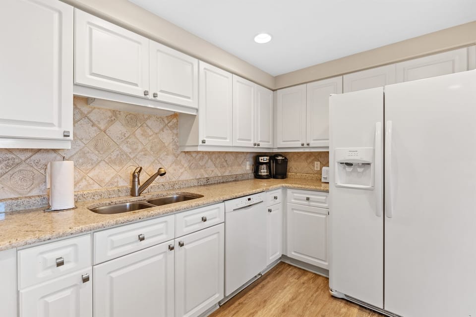 Fully stocked kitchen