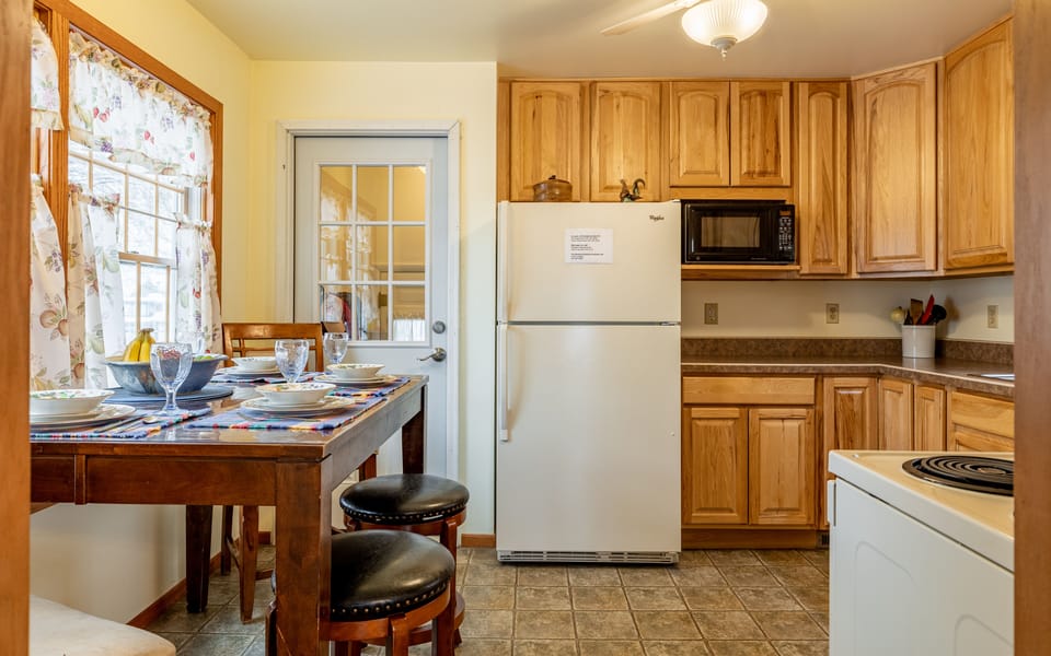 Enjoy preparing meals in the well-appointed kitchen