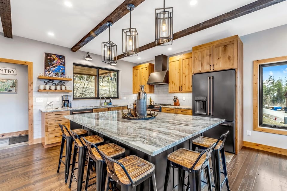 Fully stocked kitchen with convection oven, state of the art appliances, and everything you would need to cook the meal of your dreams.