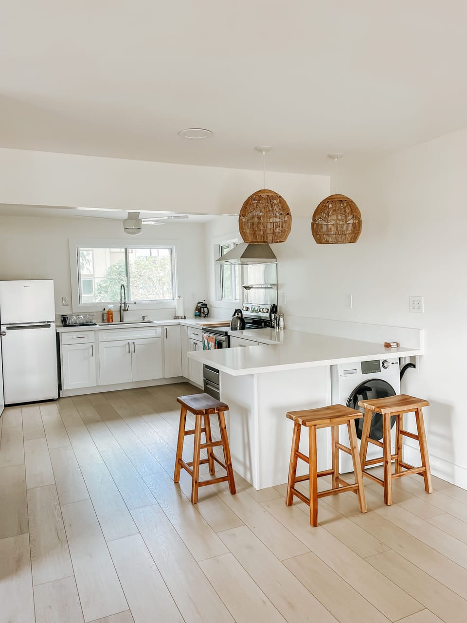 We love this ocean view kitchen and know you will too!