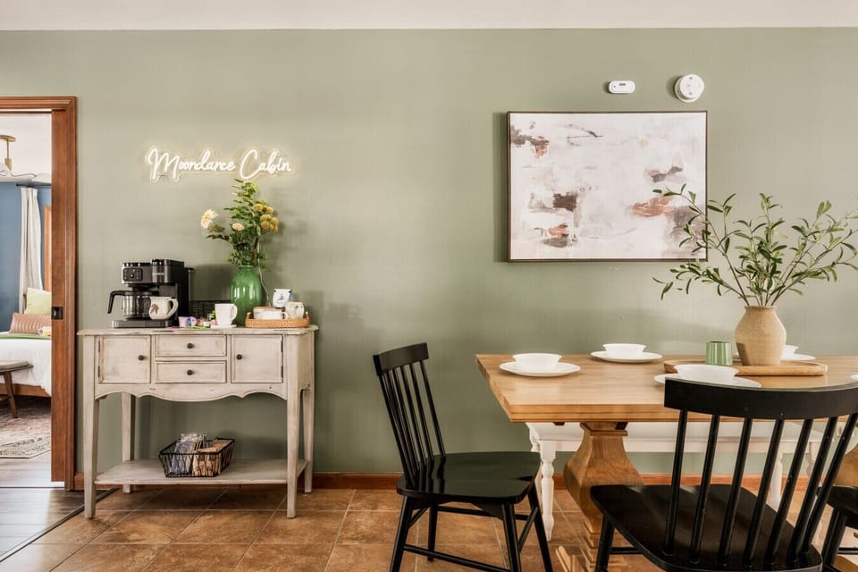 Dining Area: Savor meals in style with chic decor and a view of the inviting living space!