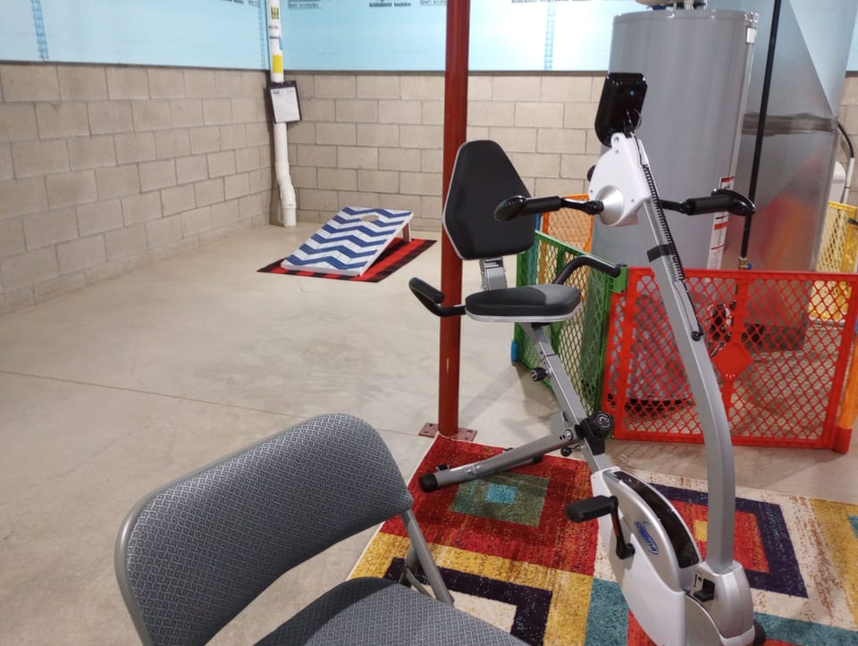 Adjustable tension exercise bike