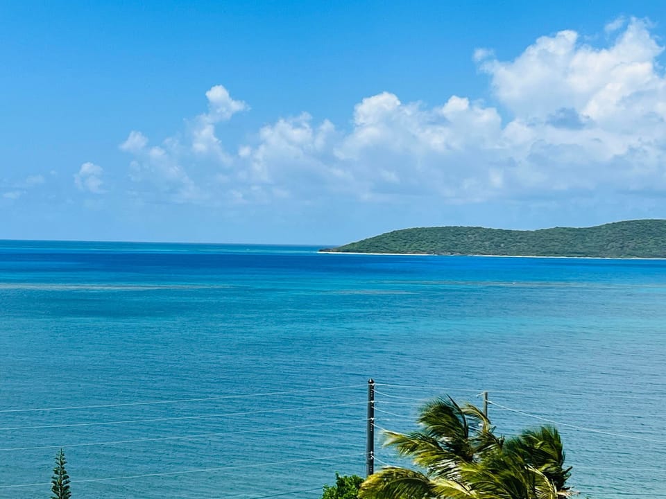 Outside balcony with view of Buck Island