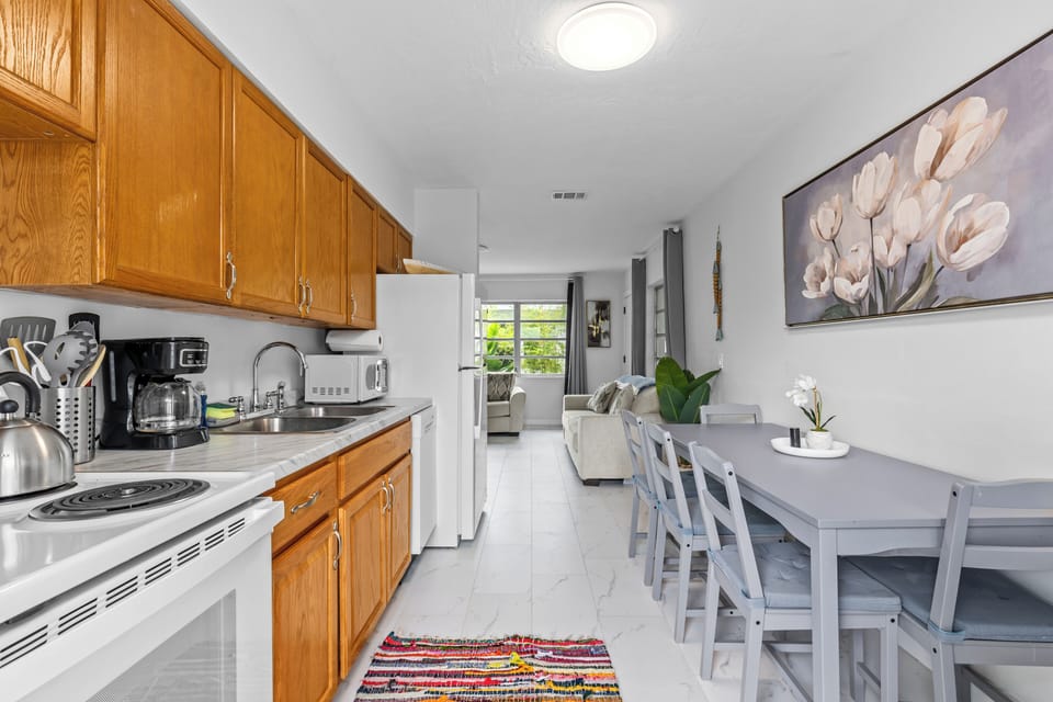 Large kitchen.