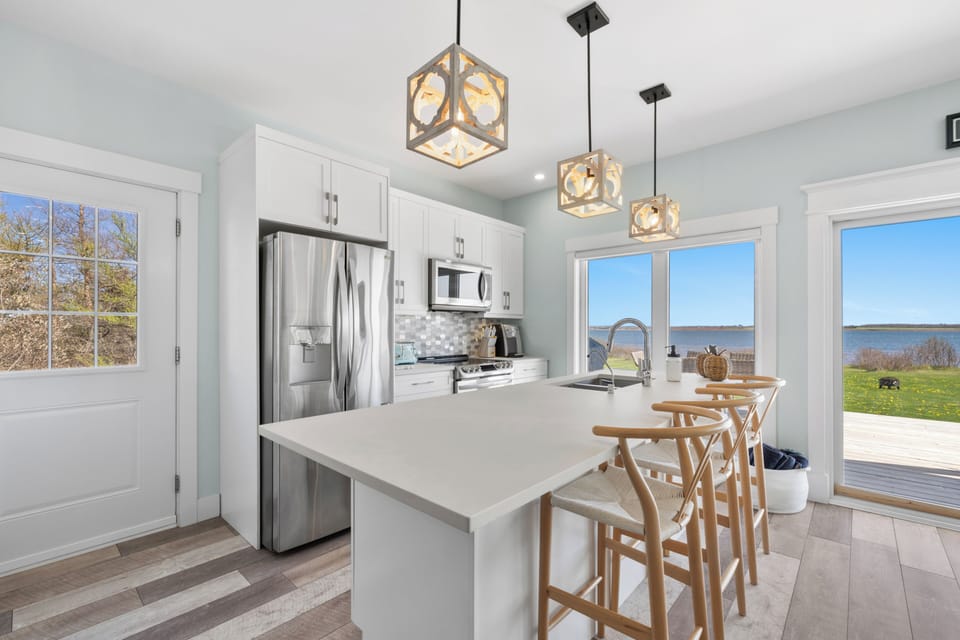 Cook up a storm while enjoying the stunning views.