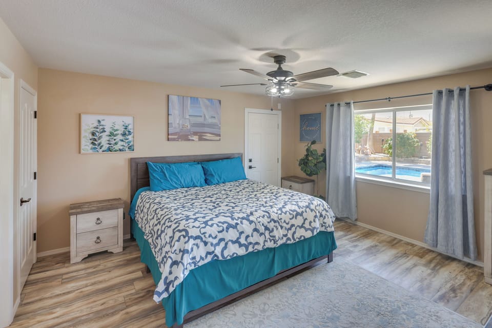 Bedroom 1 | King Bed | Smart TV w/ Cable | En-Suite Bathroom
