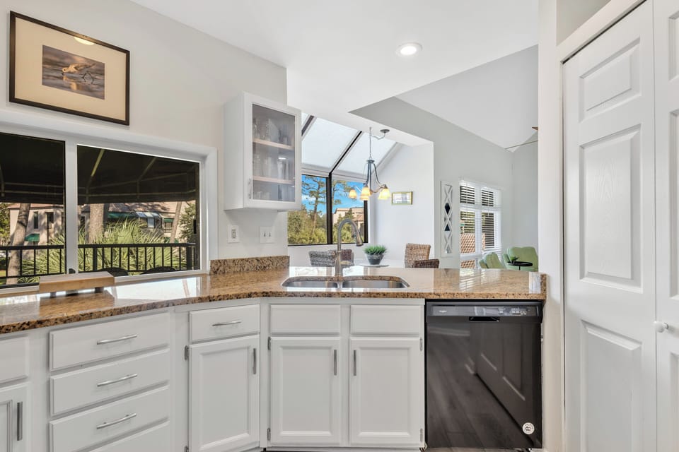 Open Layout Kitchen with Plenty of Storage Space