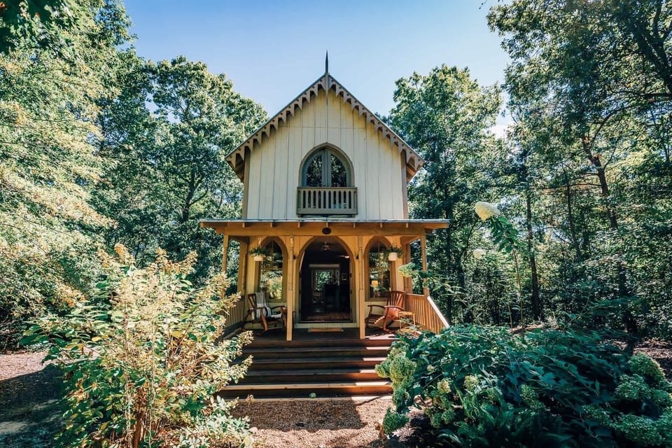 Welcome to your private oasis nestled in the trees.