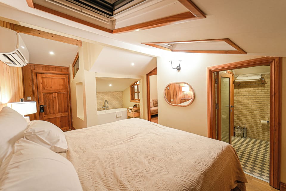 Loft Suite | Frette Italian sheets, premium bedding, memory foam beds, minibar