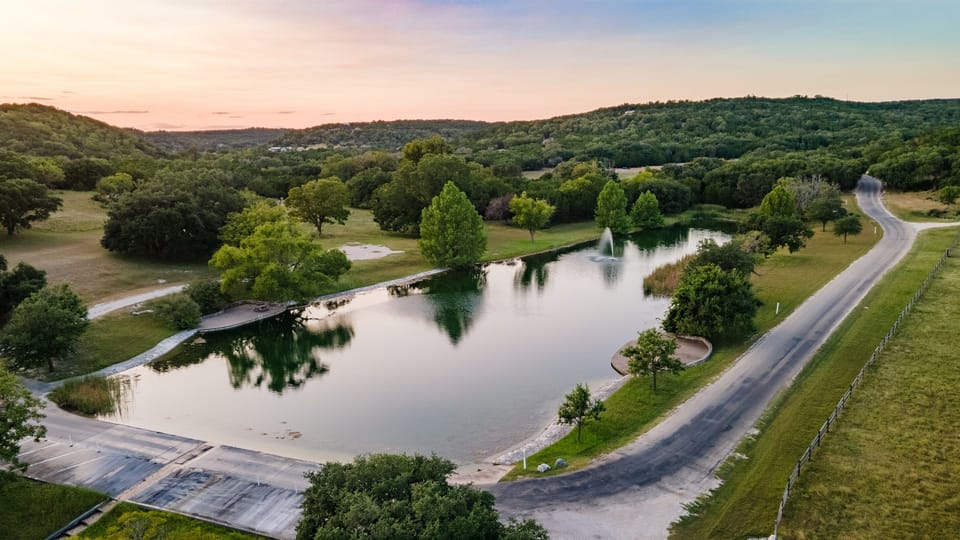 Drone over the Lake