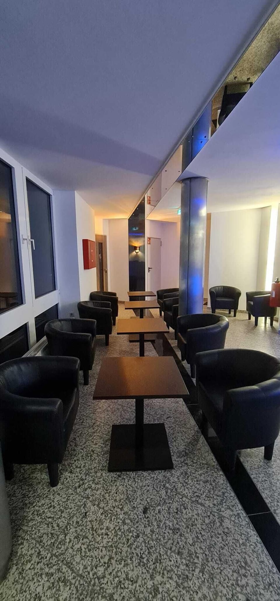 Interior entrance