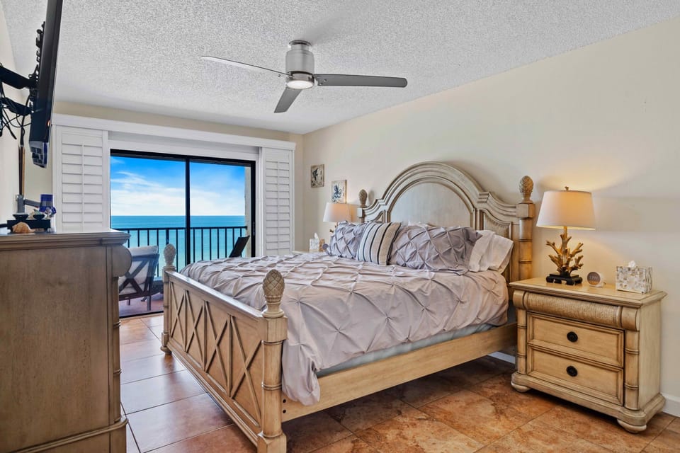 Master Bedroom with Balcony view