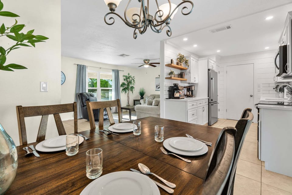 You will never miss a thing with this open concept layout!