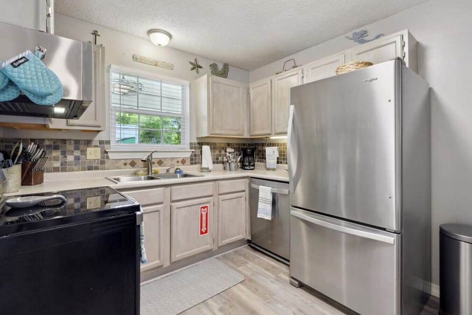 Kitchen with New Stainless Appliances
