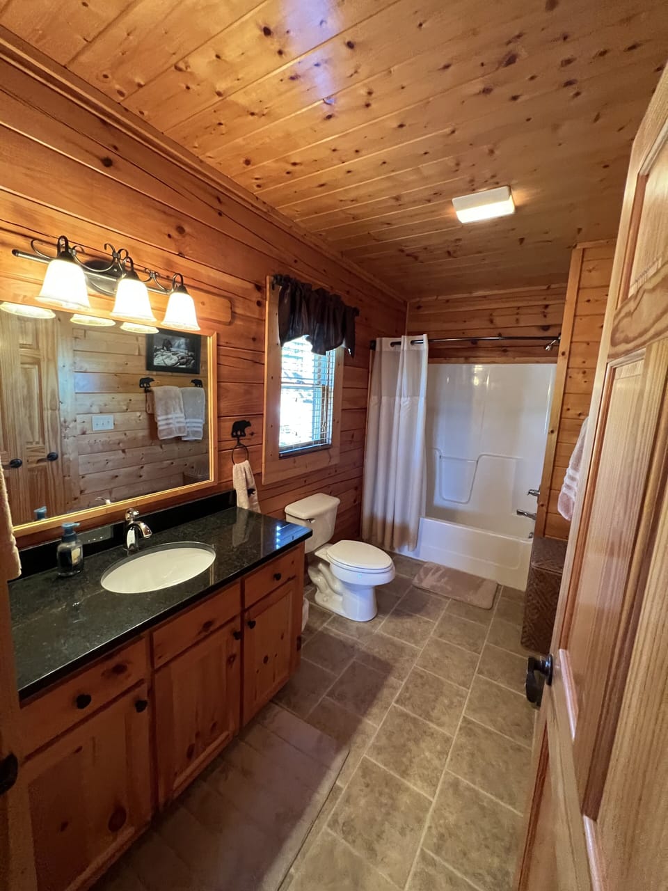 Full Bathroom attached to the Queen Bedroom on the Main Level