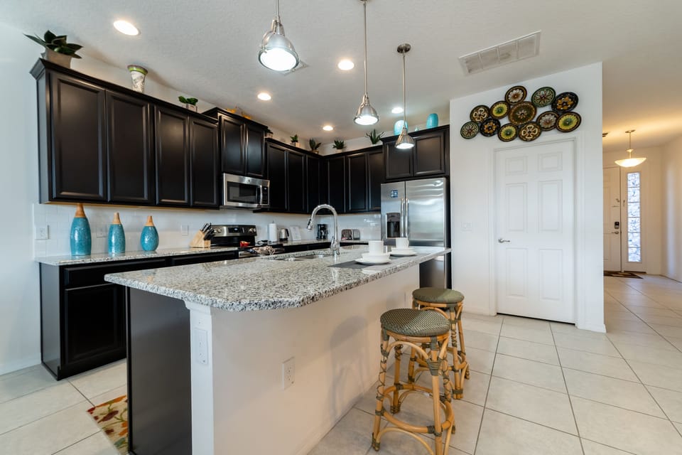 Galley style kitchen