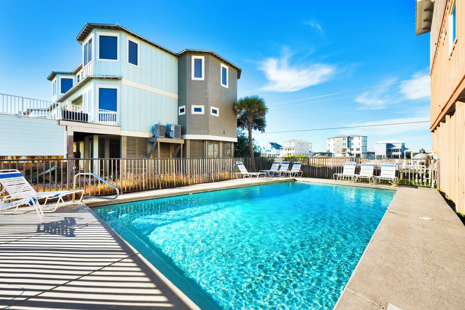 Featuring a large private pool
