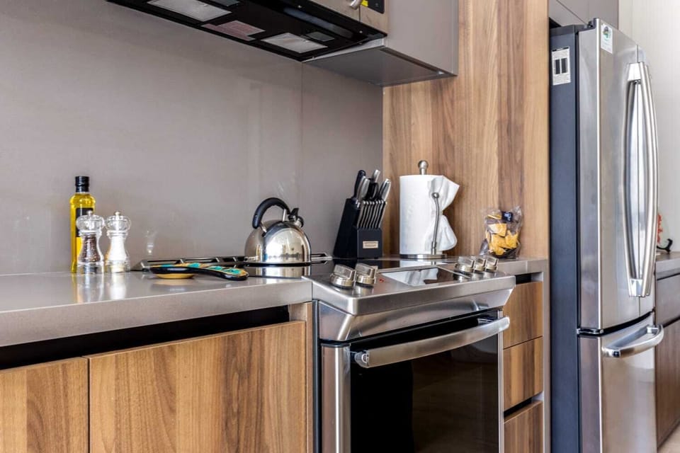 Experience the joy of cooking in this stylish kitchen