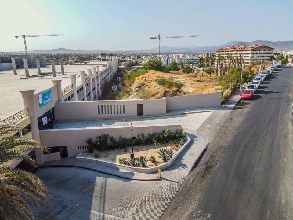 Parking entrance