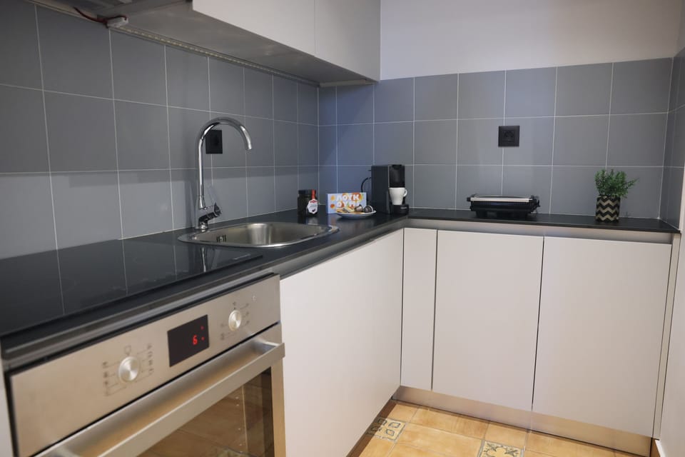 Family Double Room, Patio, Partial Sea View | Private kitchen | Stovetop, espresso maker, coffee/tea maker, electric kettle