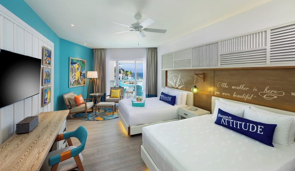 Room, 2 Queen Beds (Paradise) | Premium bedding, down comforters, minibar, in-room safe
