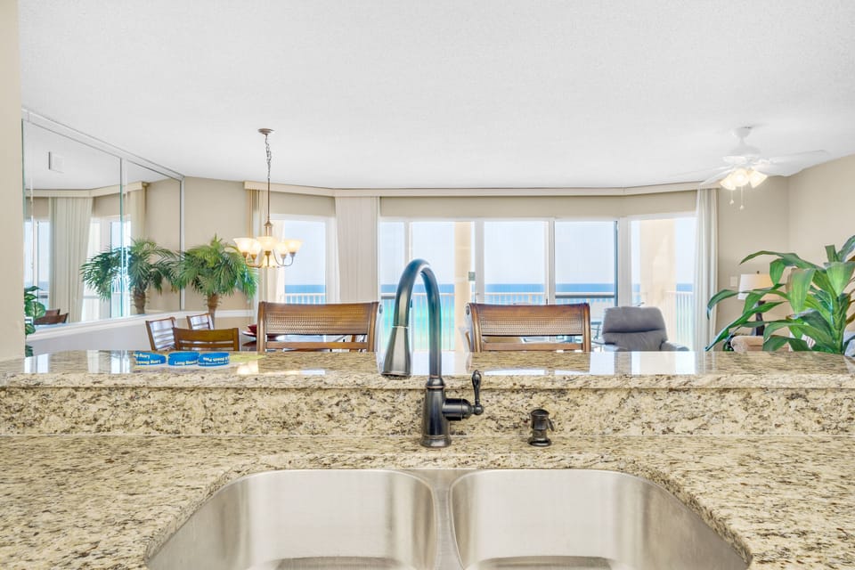 View from kitchen